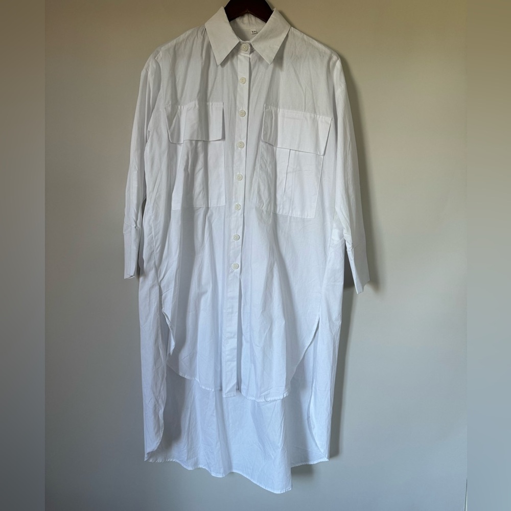 White shirt dress size XS